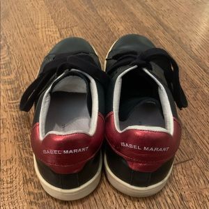 Isabel Marant black tennis shoes